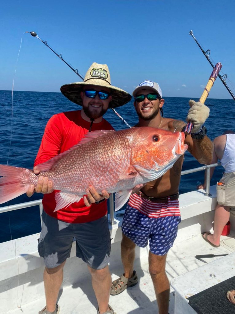 Anglers with big fish in Alabama