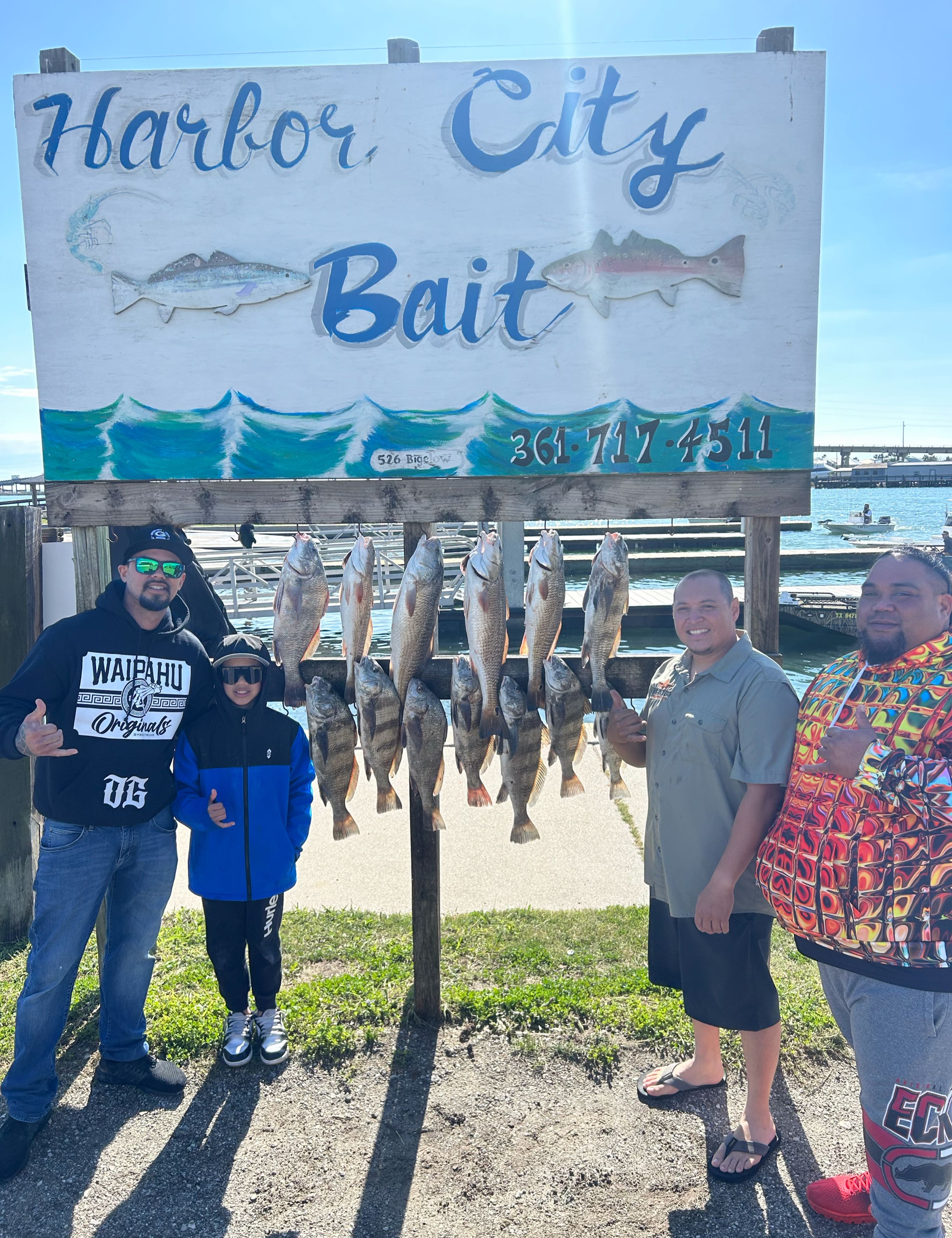 7 redfish caught in TX
