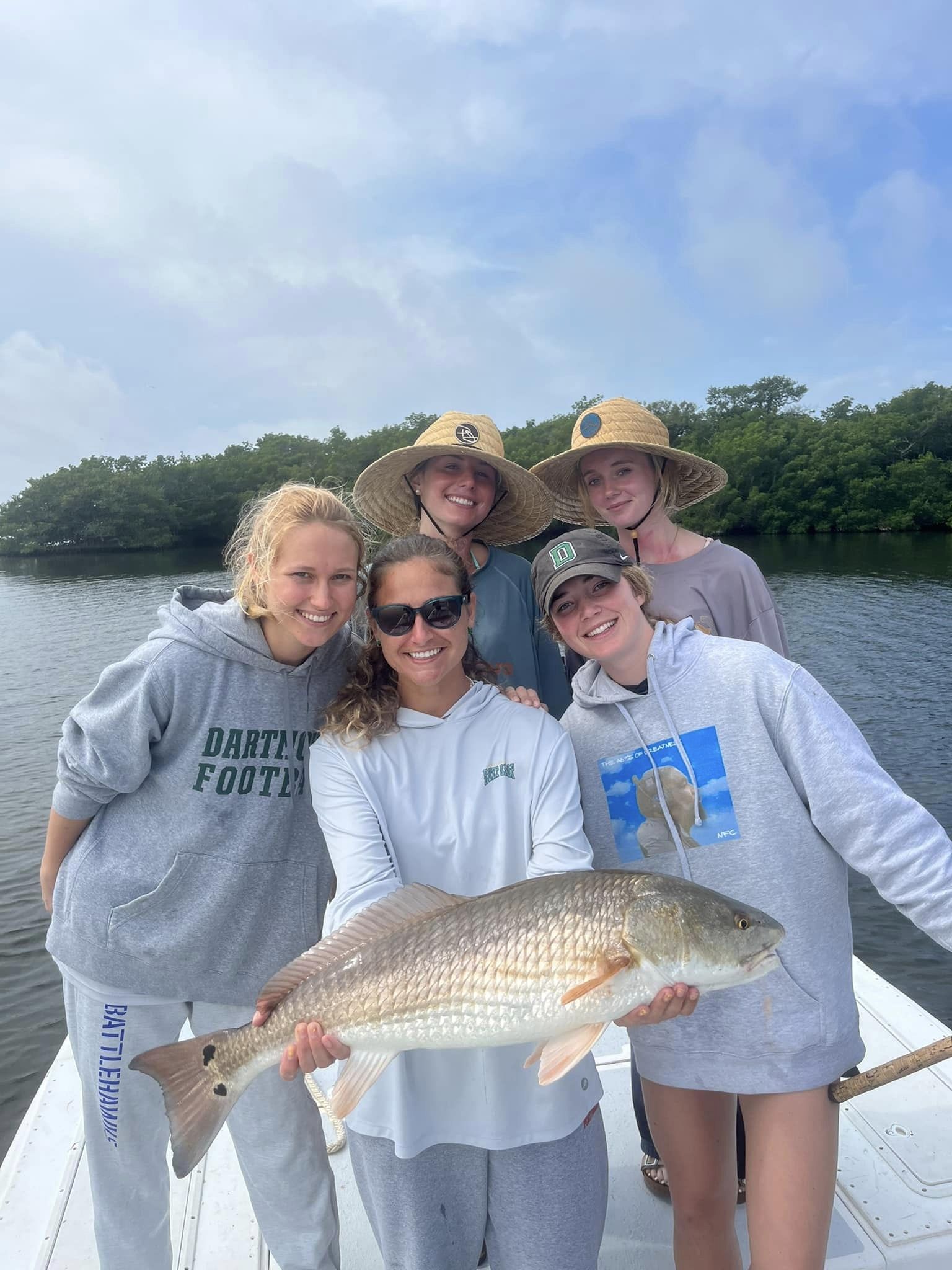 Redfish caught in Holmes Beach, Florida