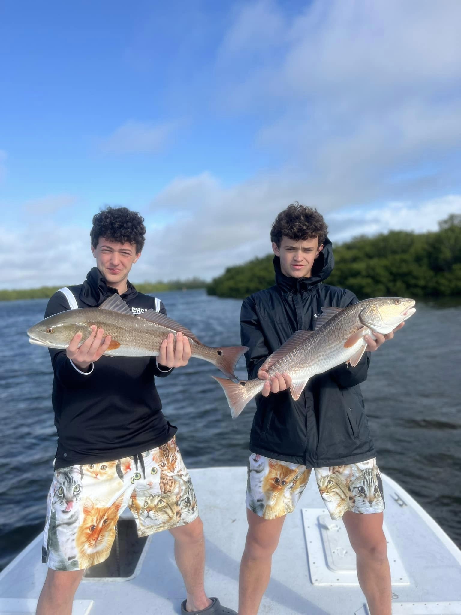 Two redfish caught in FL