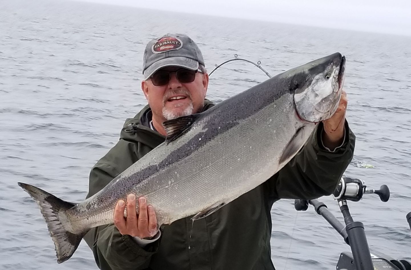 One person fishing in Wisconsin