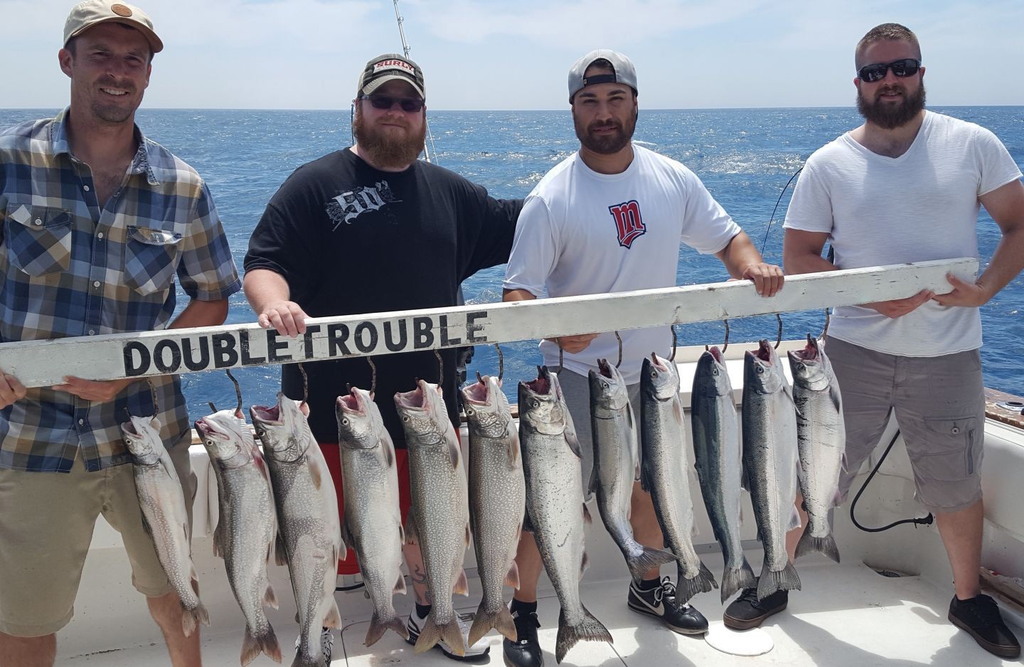 11 Coho and Chinook salmon caught in WI