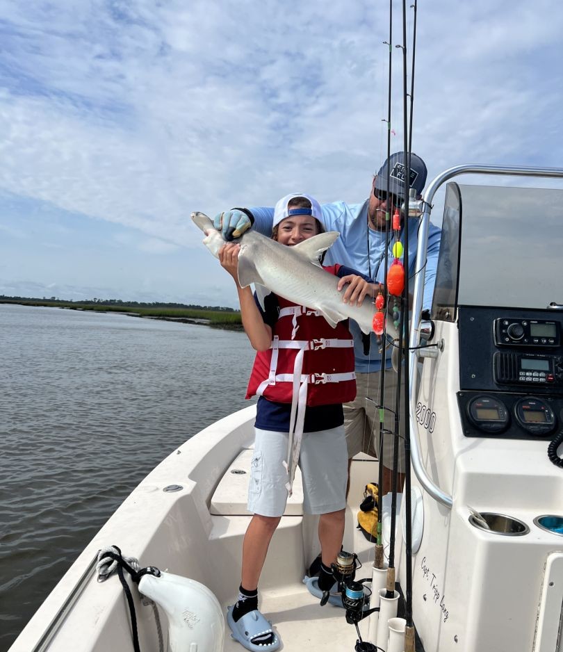 Fishing catch held on boat in St. Marys GA waters