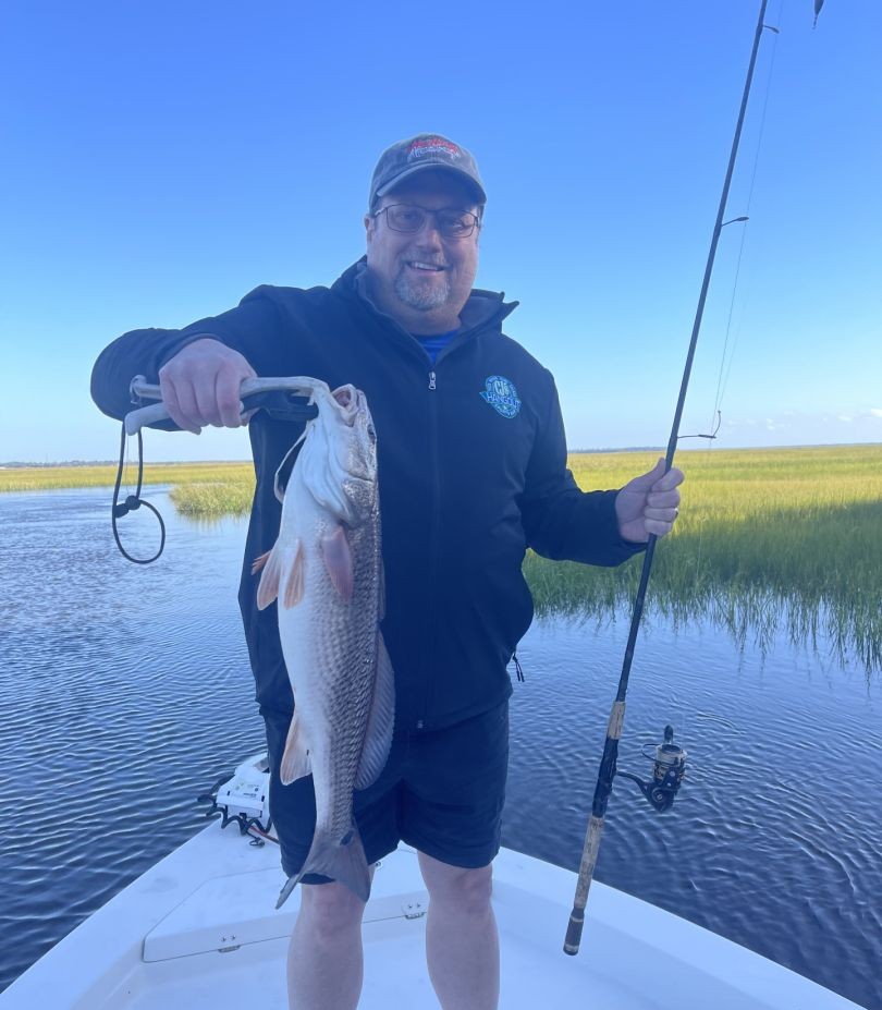 Redfish caught while fishing in St. Marys GA