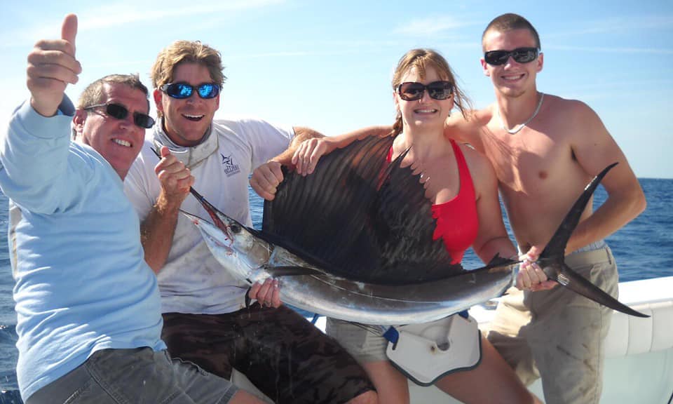 A lone Atlantic Sailfish caught in FL