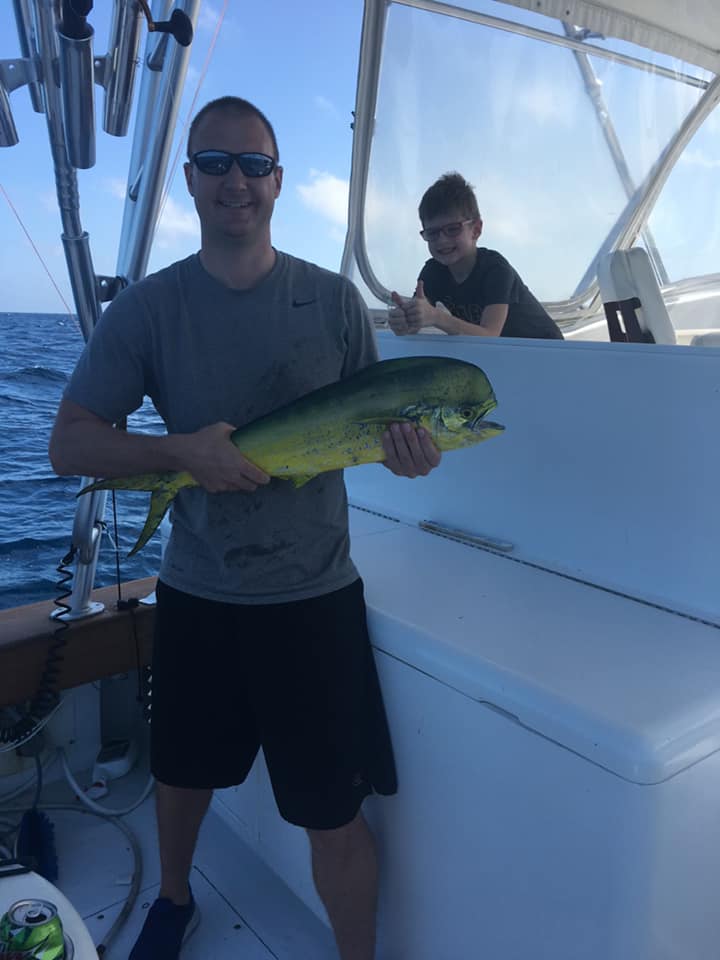 Fisherman with 1 fish in Key Largo