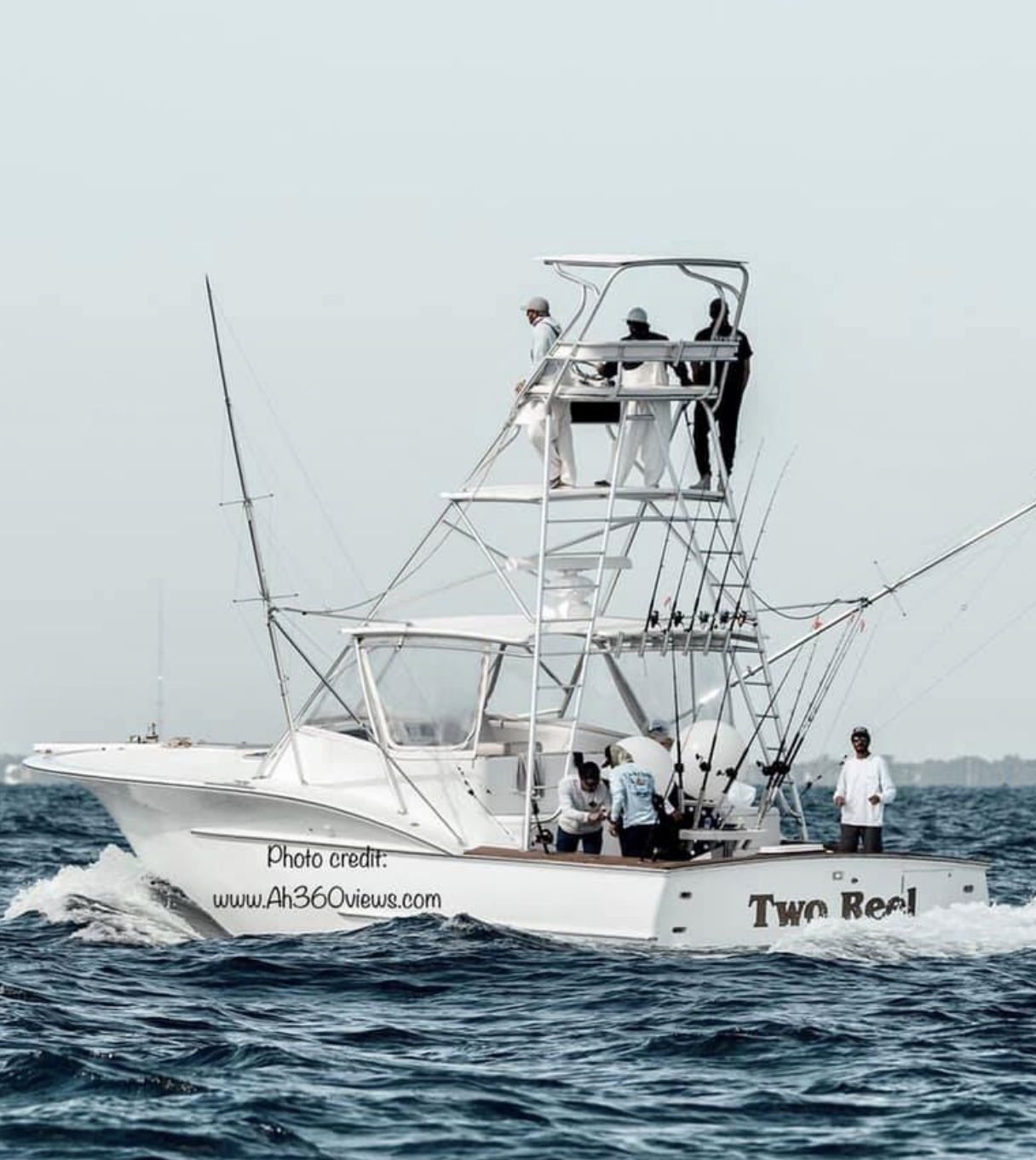Three people fishing in Key Largo