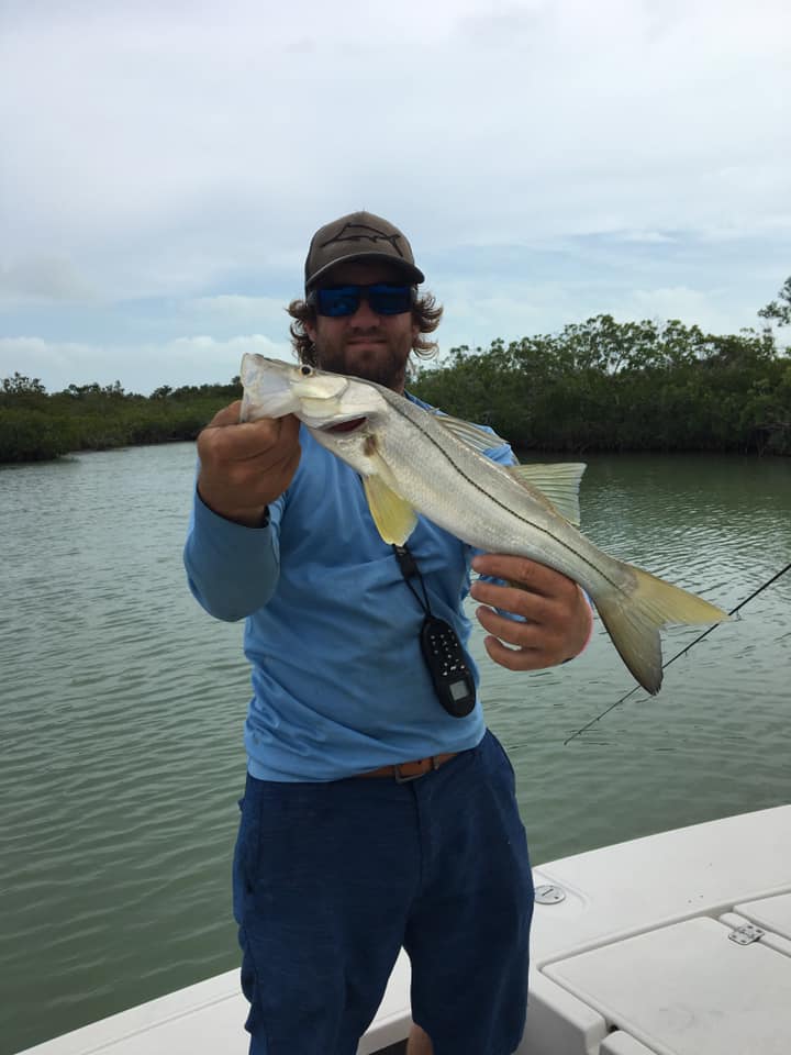 A massive snook fish caught in Key Largo