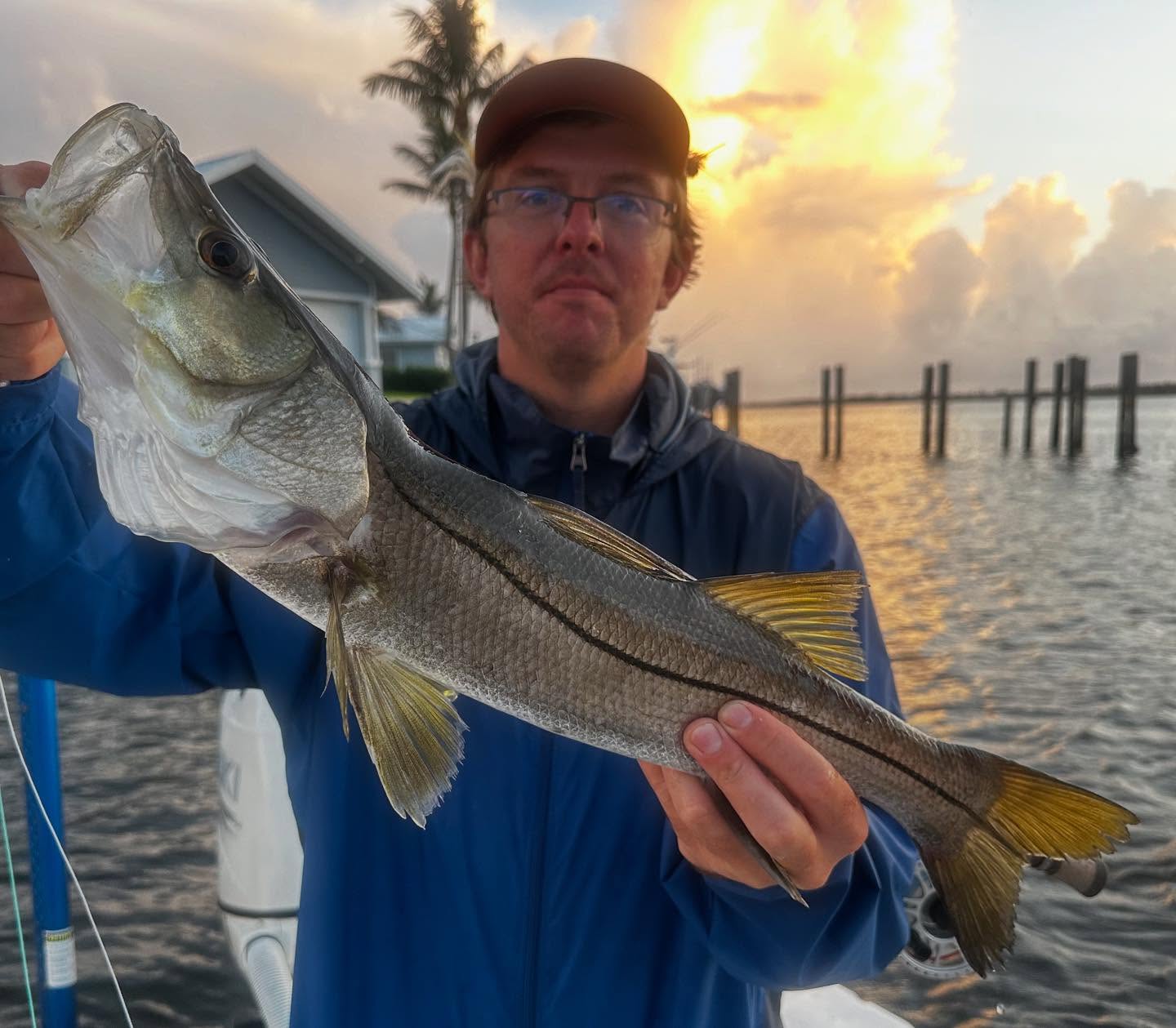 Snook fish caught while fishing in FL