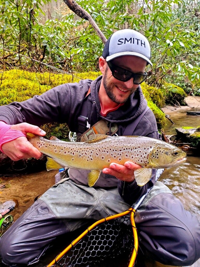 A sea trout measuring 16 inches, caught in SC