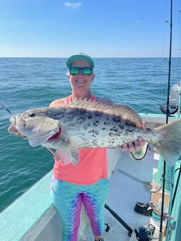 Gag grouper, 31 inches, caught while fishing in FL
