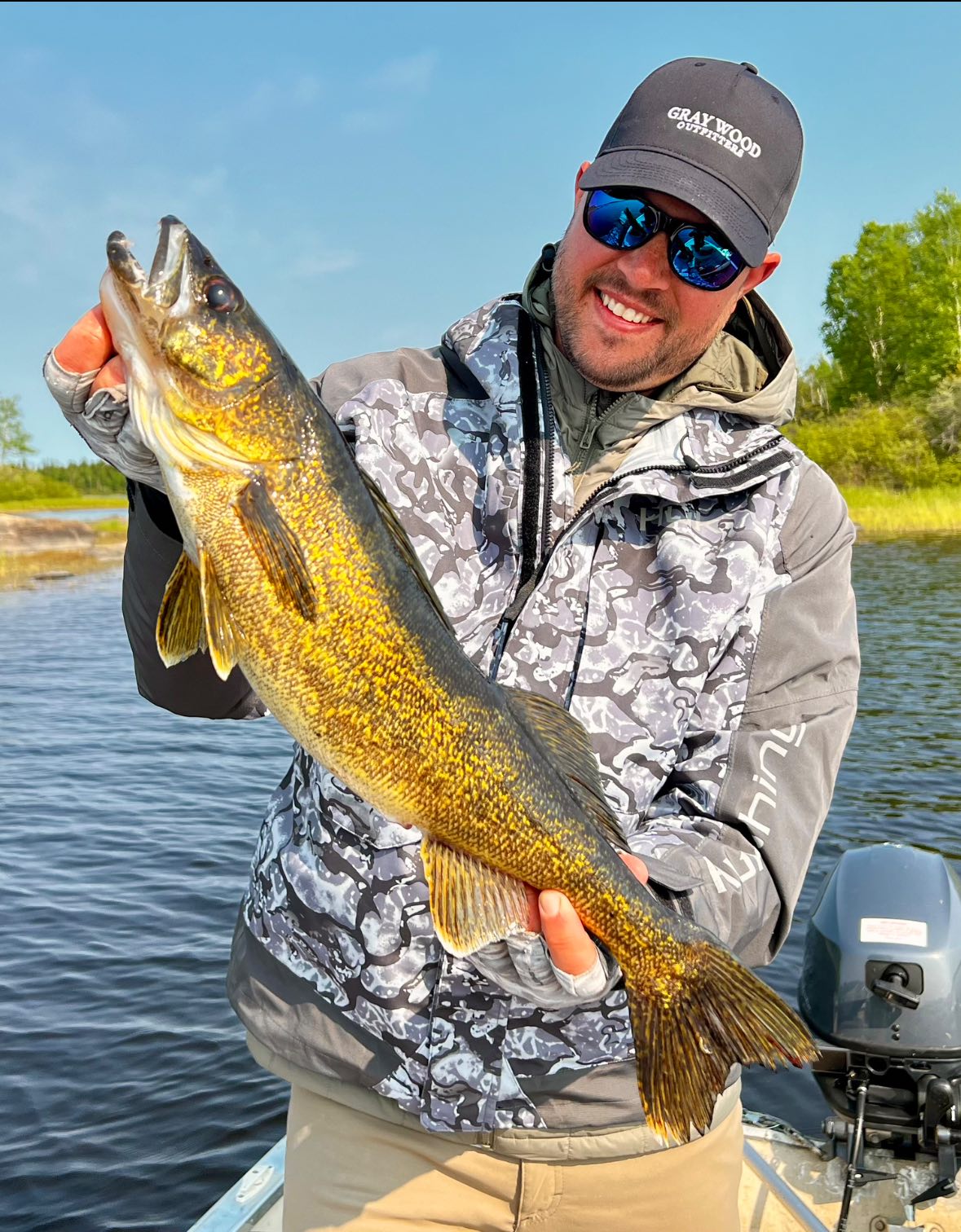 One person fishing in Ontario