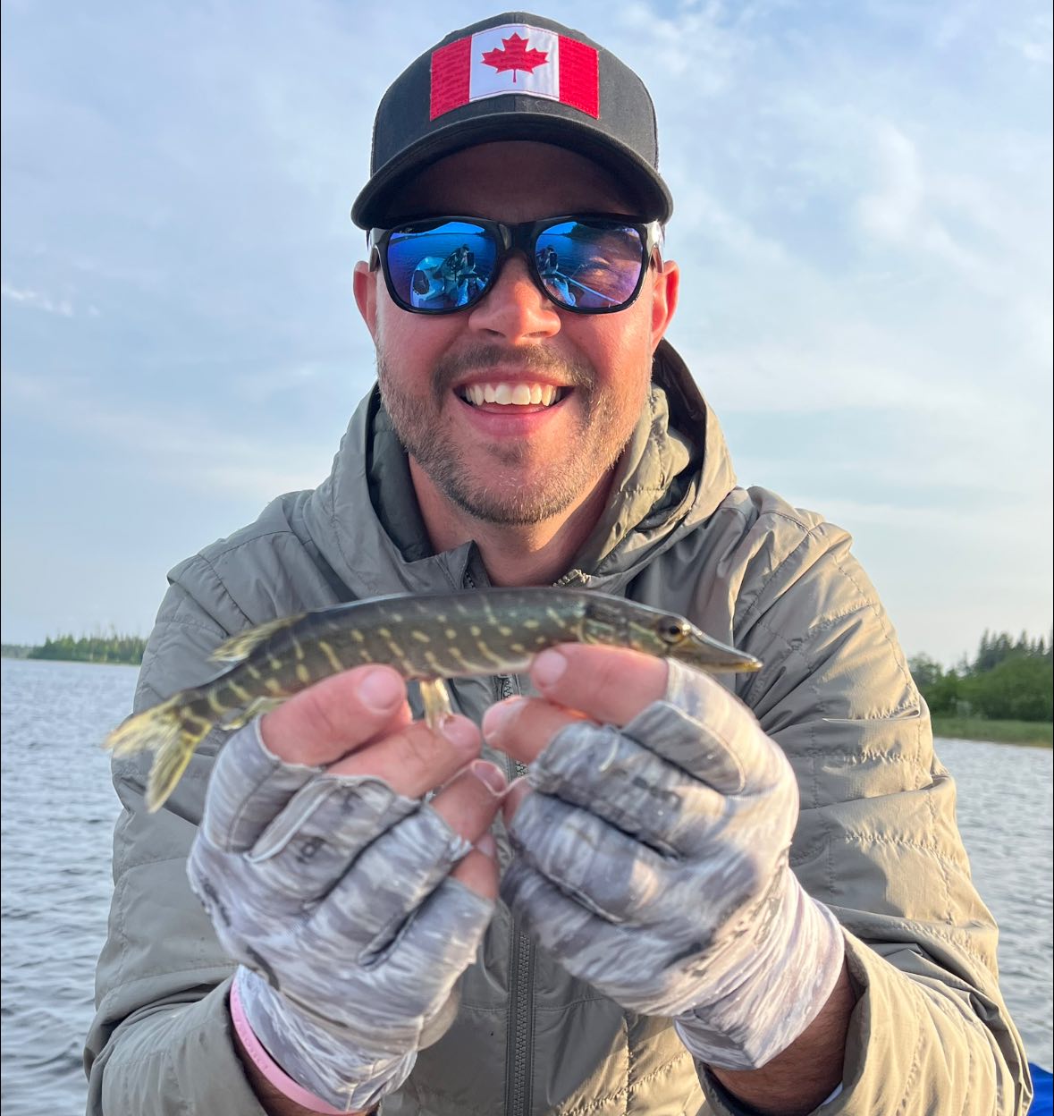 Northern Pike caught while fishing in Ontario