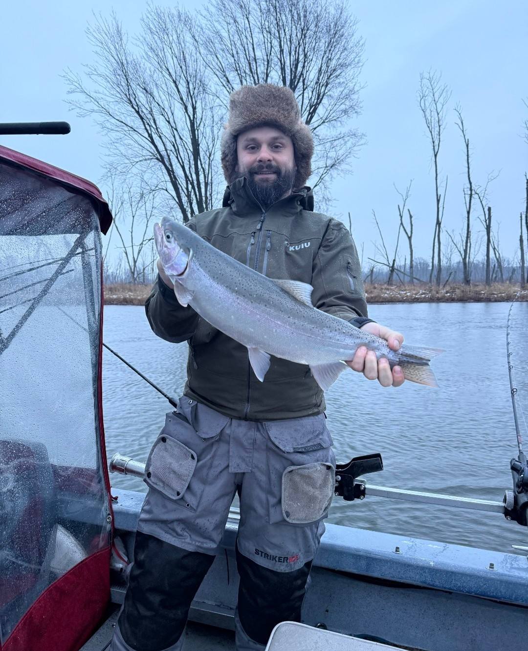 Angler fishing in MI