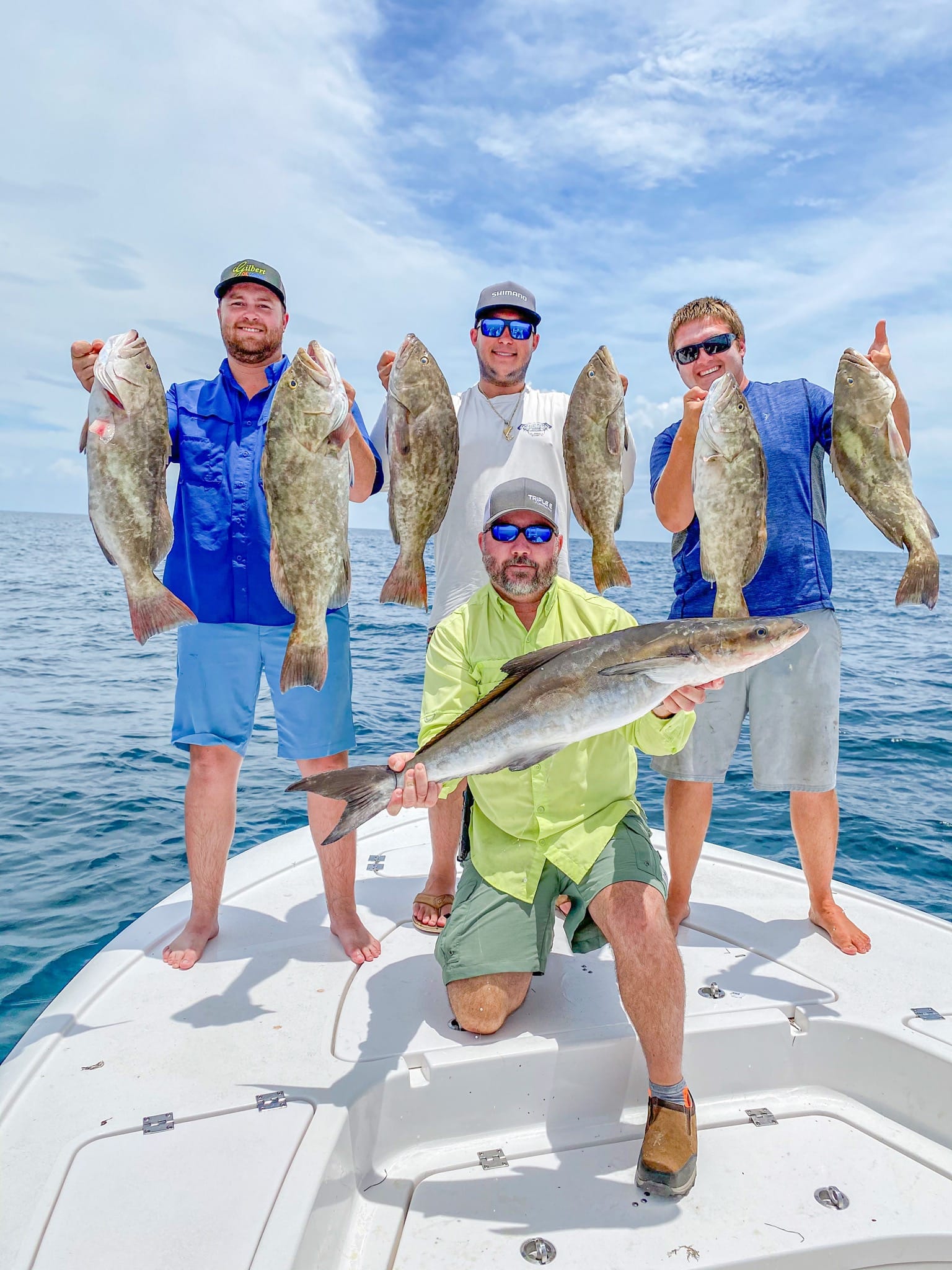 7 Gag Grouper fish caught in FL