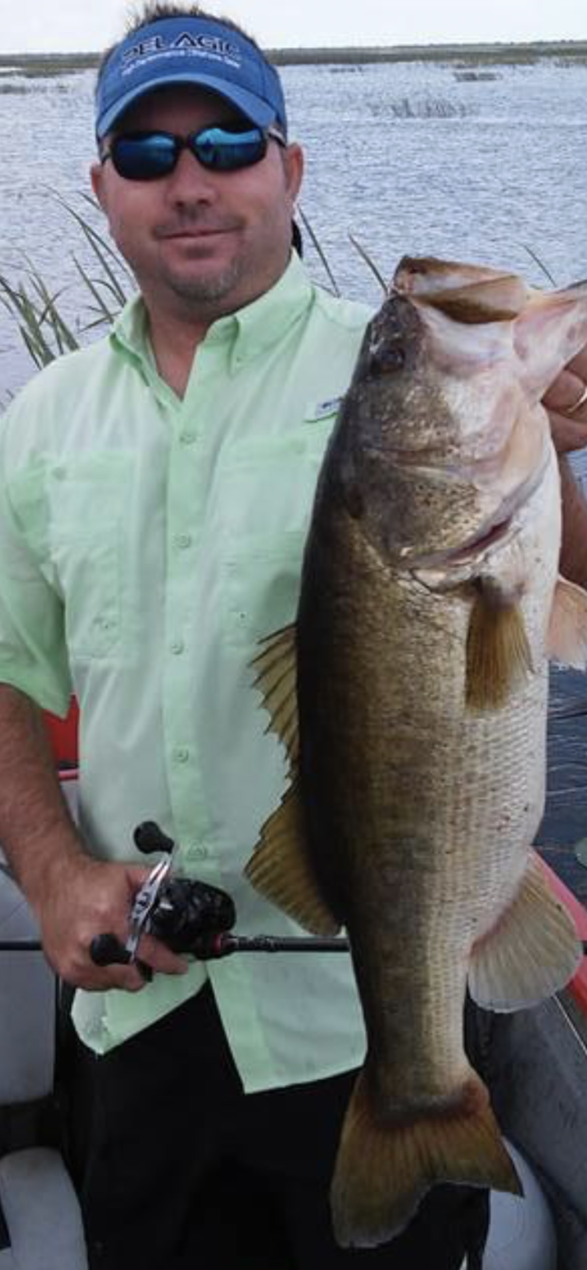 Largemouth Bass caught in Okeechobee