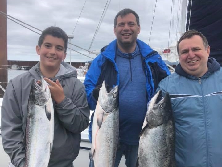 Fishing trio caught 3 fish in Portland