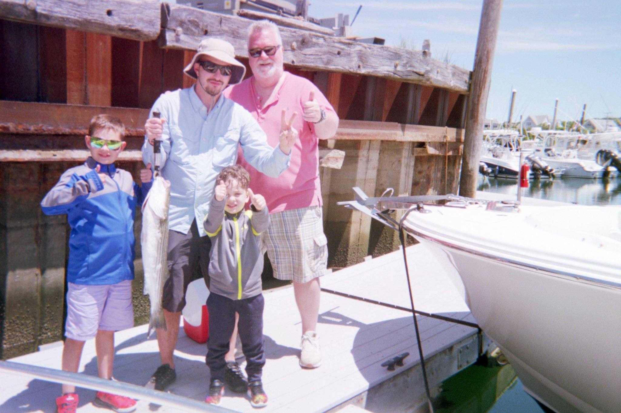 4 anglers fishing in MA