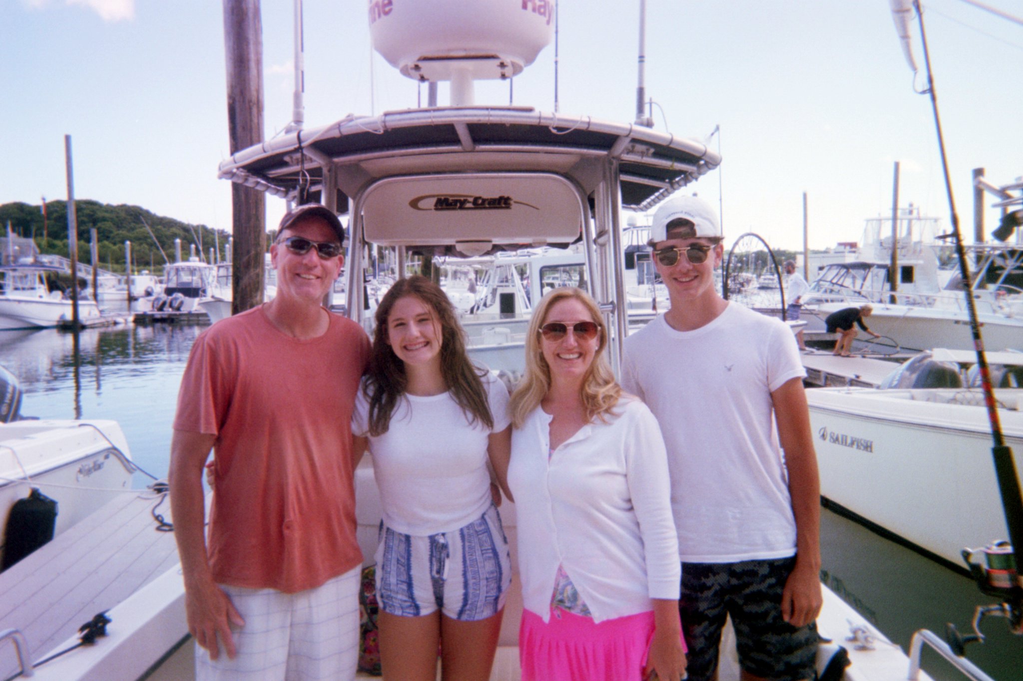 4 people fishing in MA