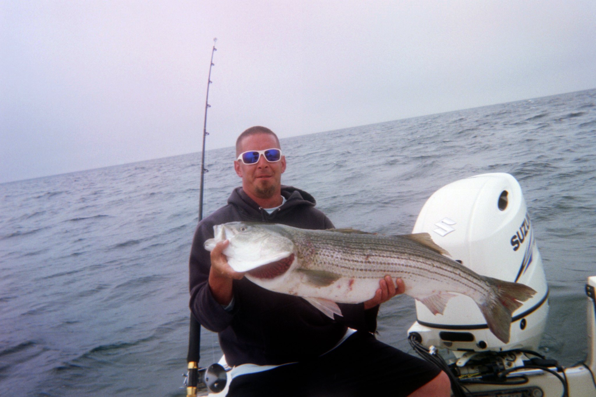 Striped bass caught while fishing in East Dennis