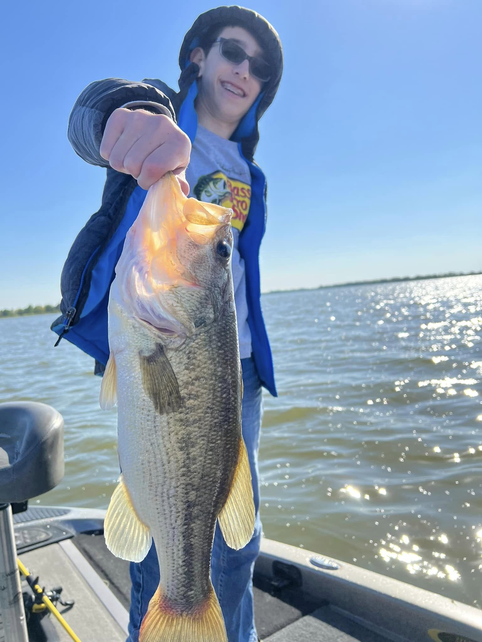 Largemouth bass caught at Fox Lake