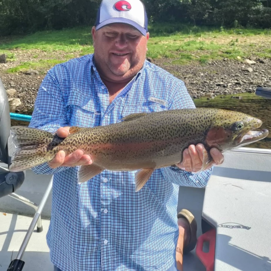 A rainbow trout caught in AR