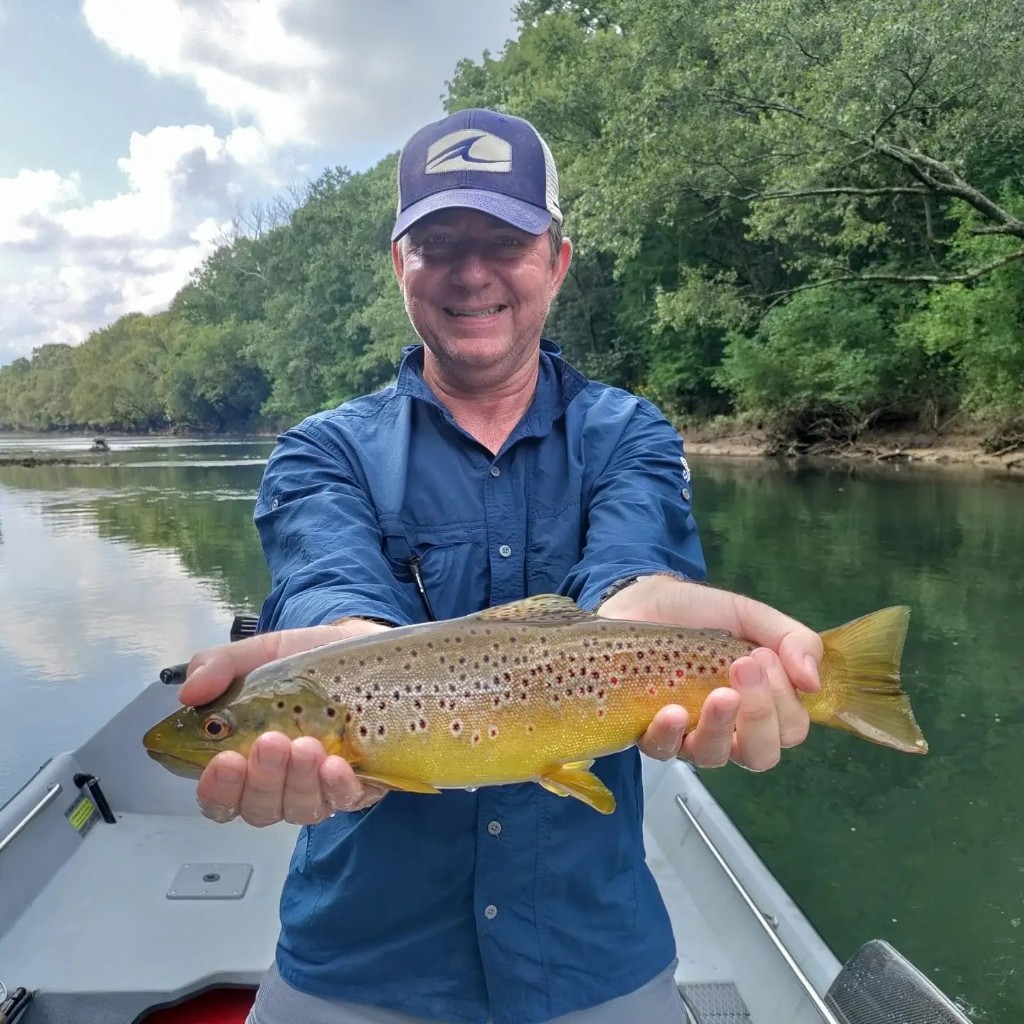 A sea trout caught at the Little Red River
