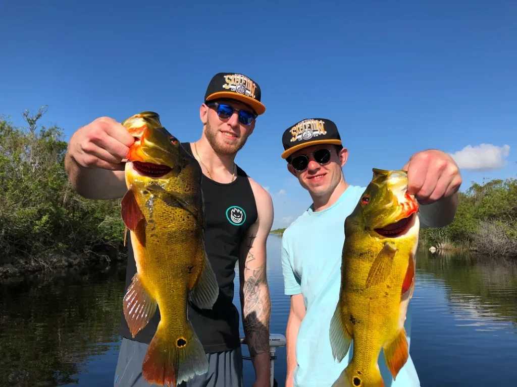 Two anglers fishing in Fort Lauderdale