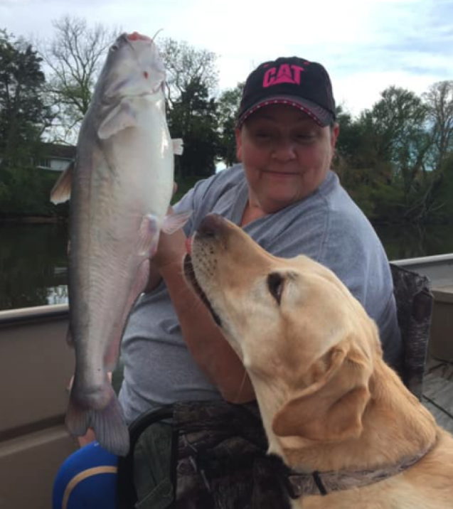 One 21-inch fish caught while cruising and fishing in MD