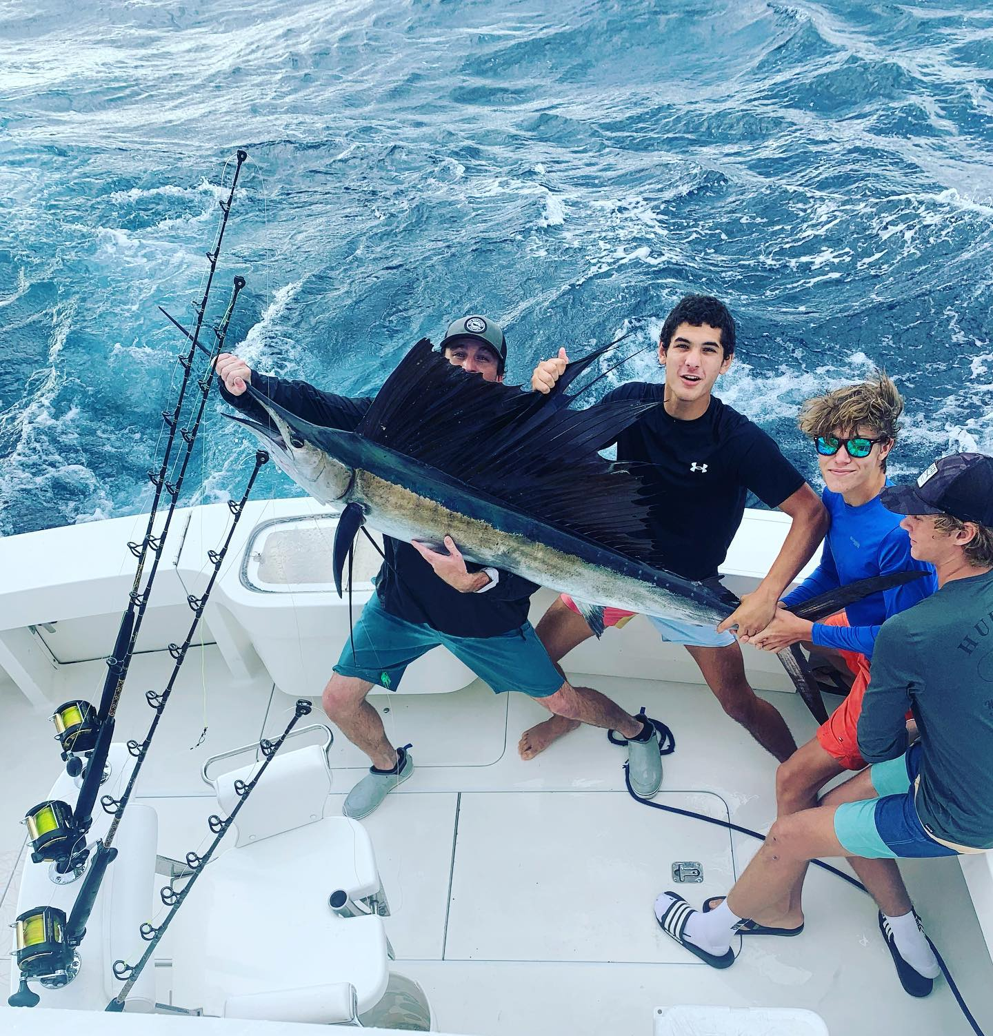 Majestic Atlantic Sailfish caught in FL