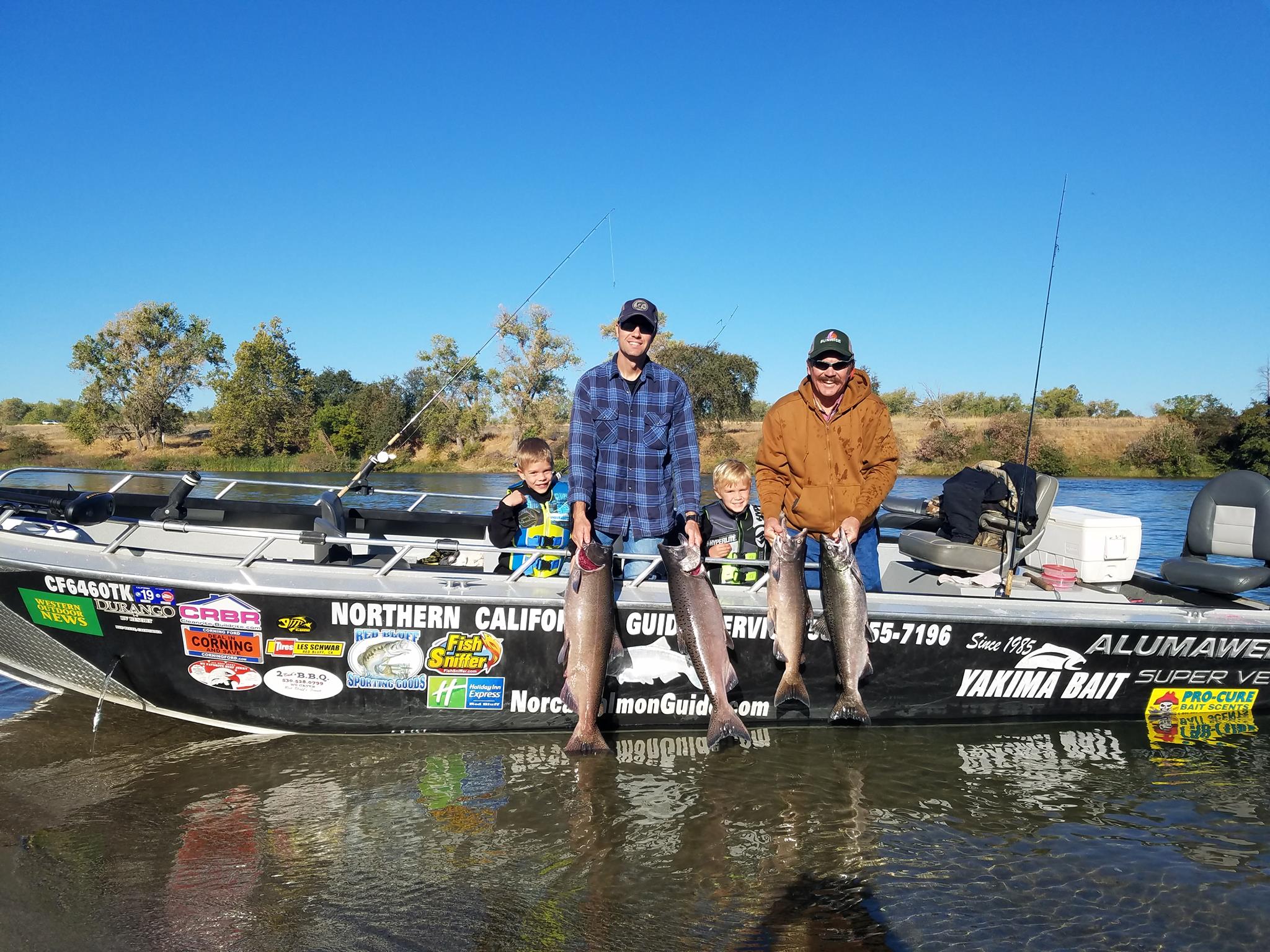 Two anglers fishing in California