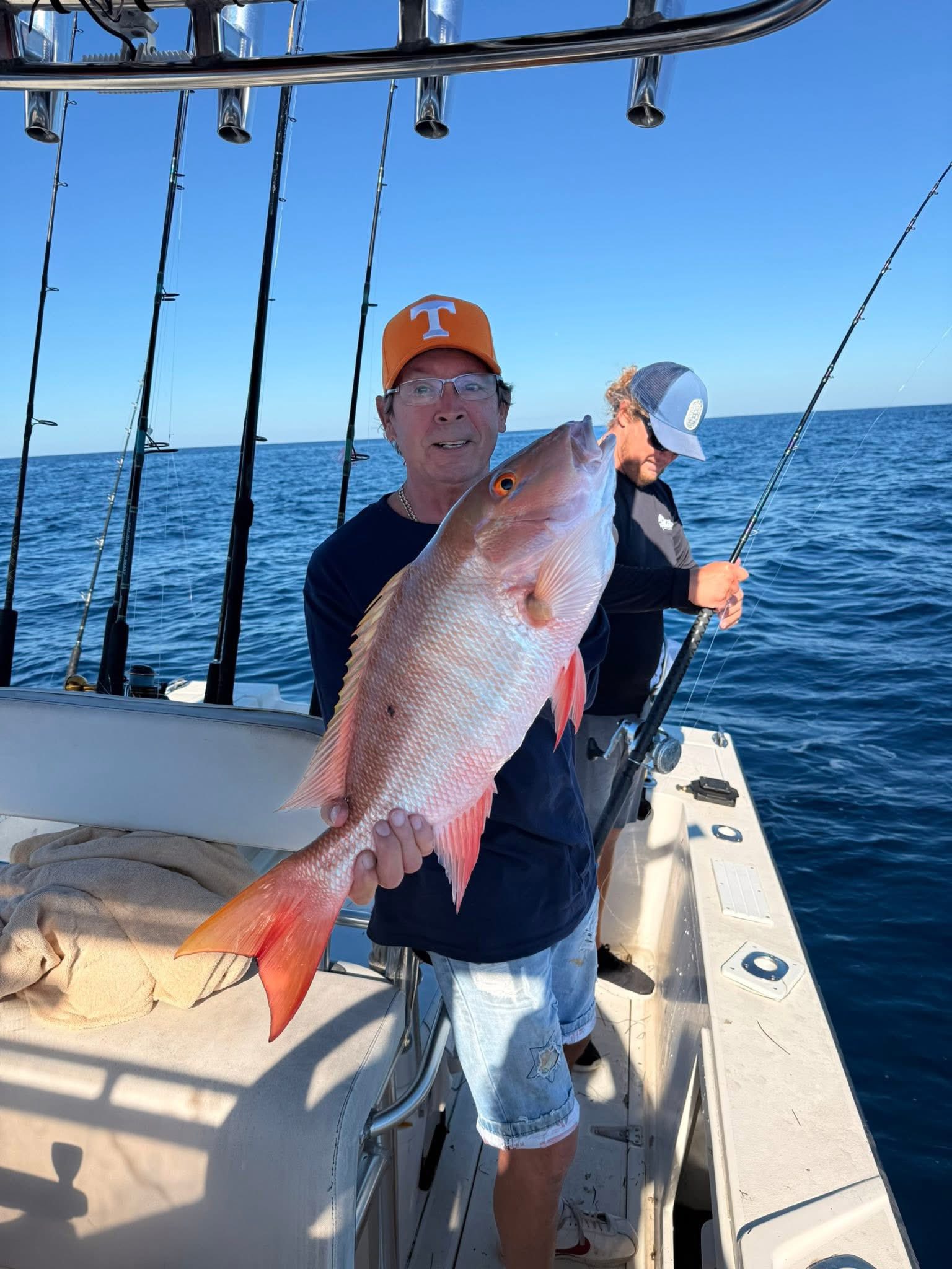 Two people fishing in FL