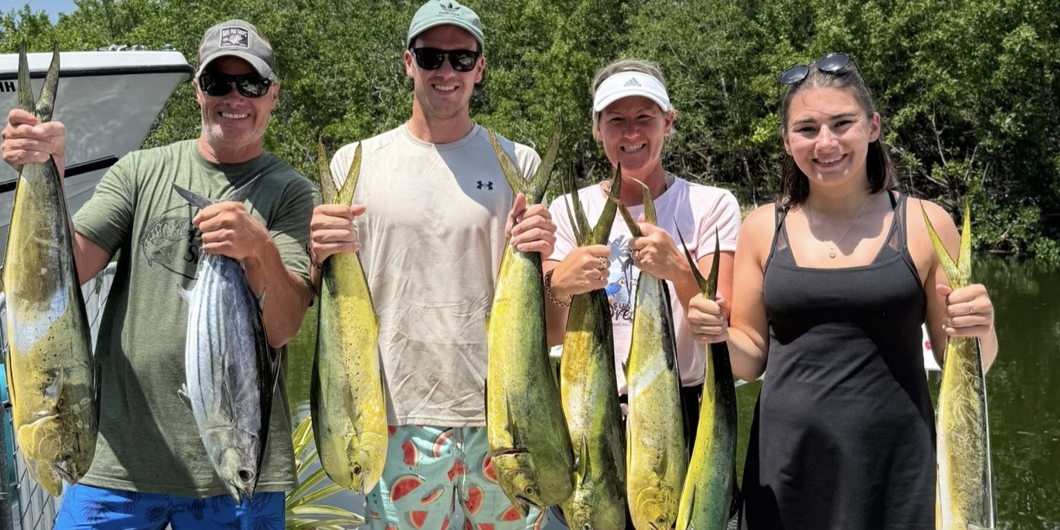 Big Pine Key offshore fishing charter boat on water - 6 hour wreck reef fishing trip Florida Keys