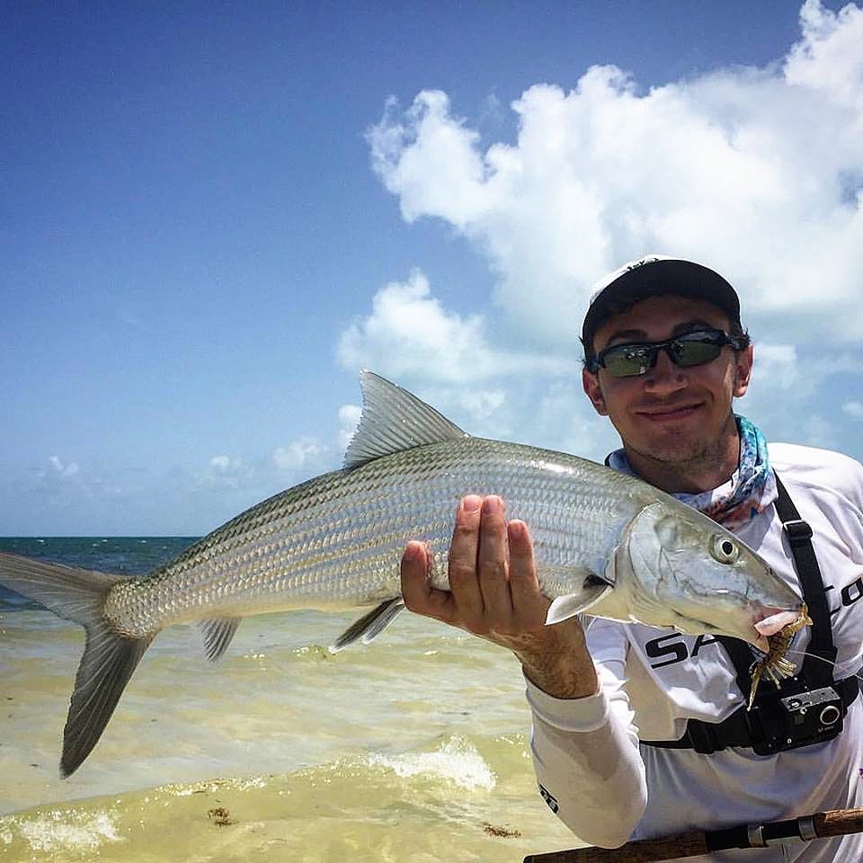 A single bonefish caught in Key Biscayne