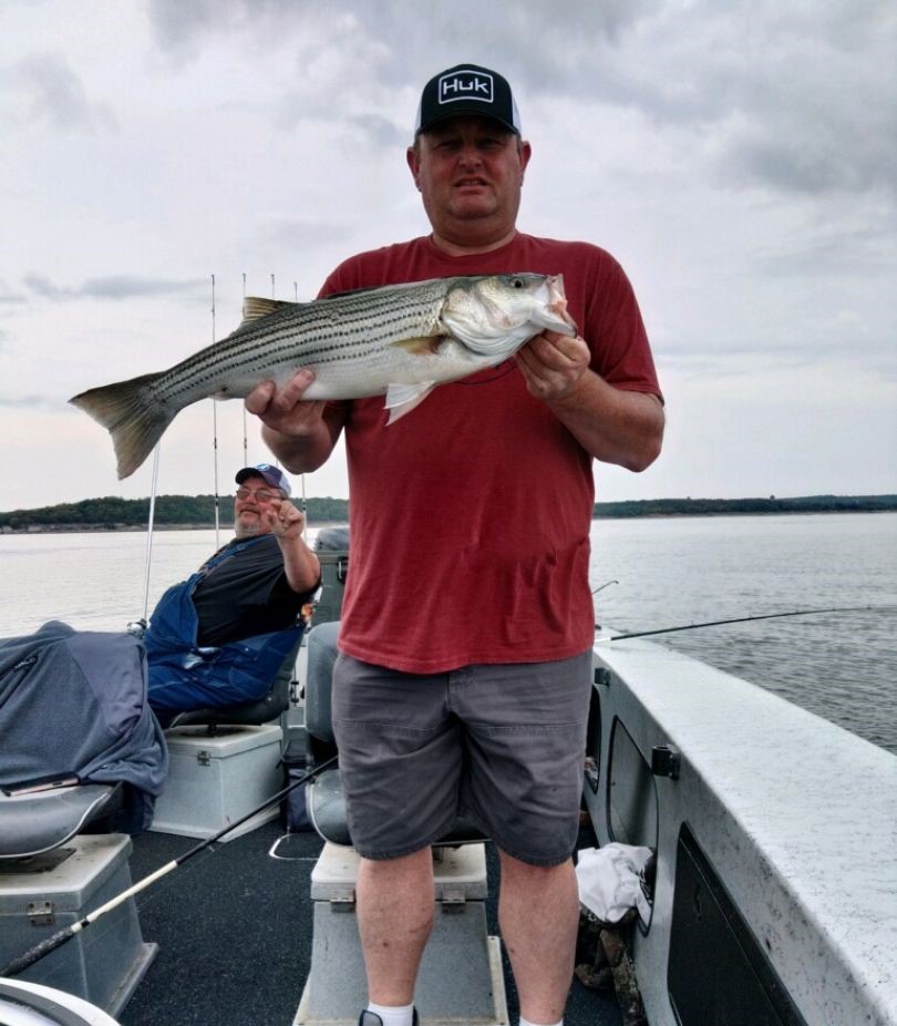 Striped bass fishing in OK