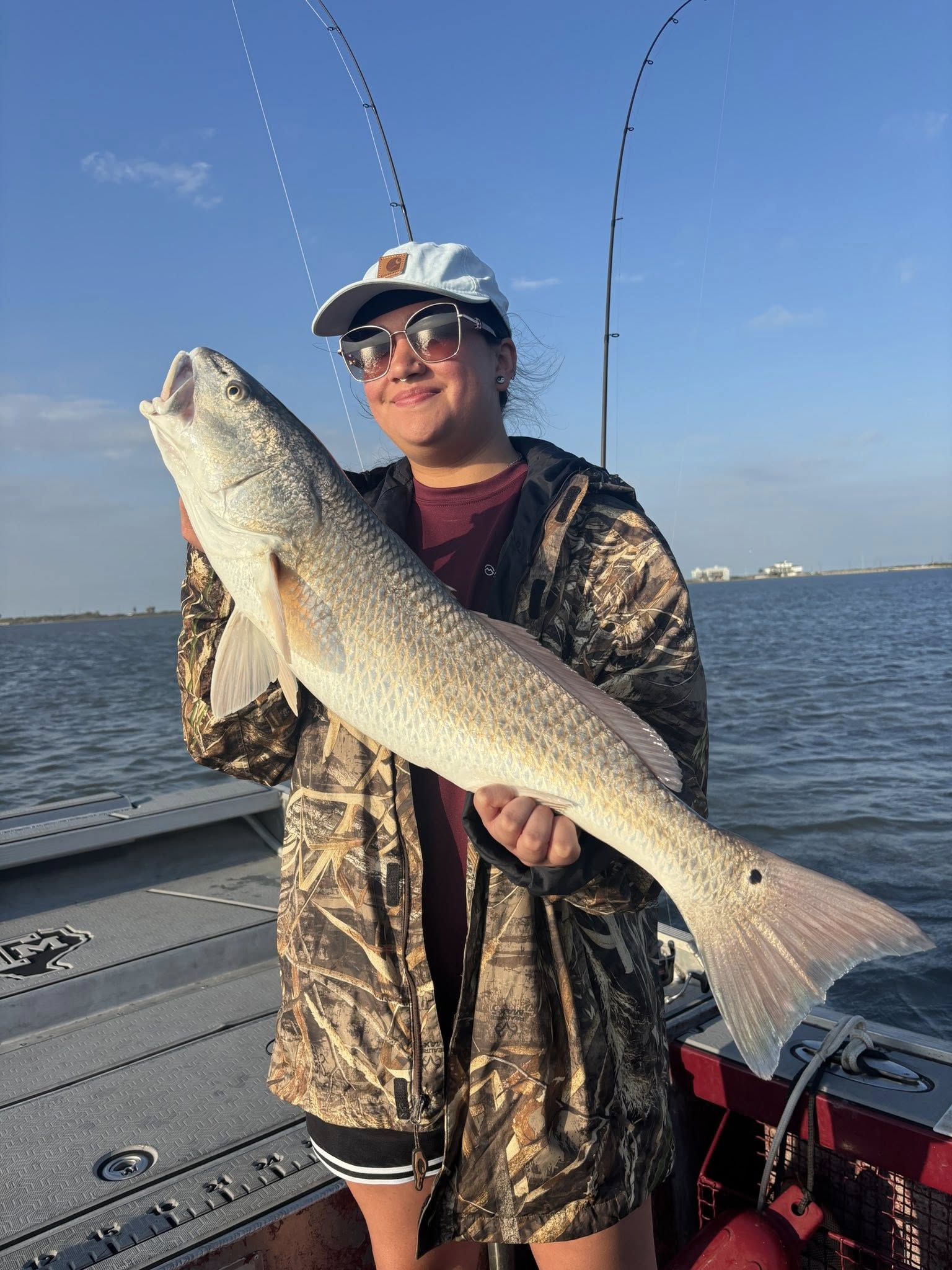 Redfish caught while fishing in Ingleside TX