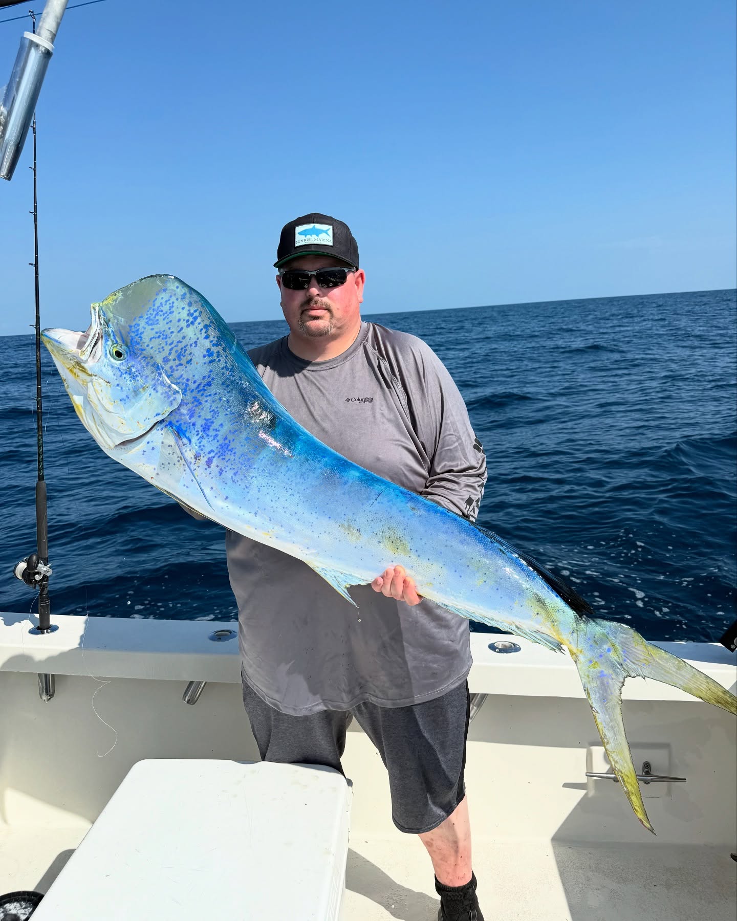 Mahi mahi caught while fishing at Cocoa Beach