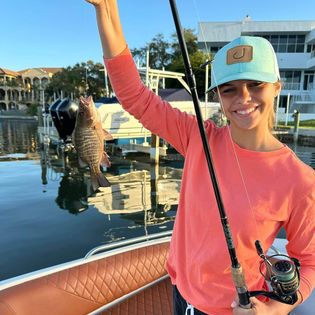 Lone angler fishing in Sarasota