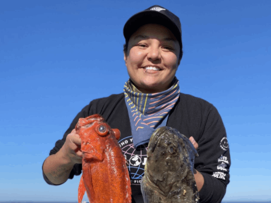 Two 8-inch fish caught in CA