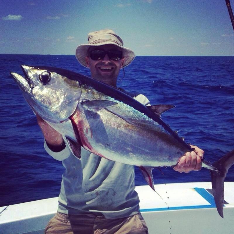Blackfin Tuna, a 23-inch fish caught while fishing in FL