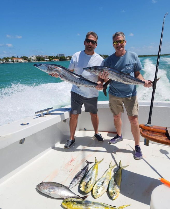 4 fish caught in Miami, Florida