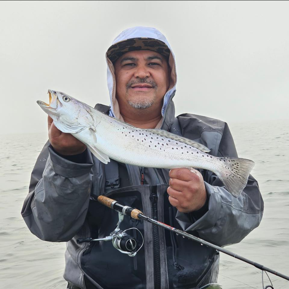 Baffin Bay fly fishing charter boat targeting trophy trout, redfish and flounder inshore
