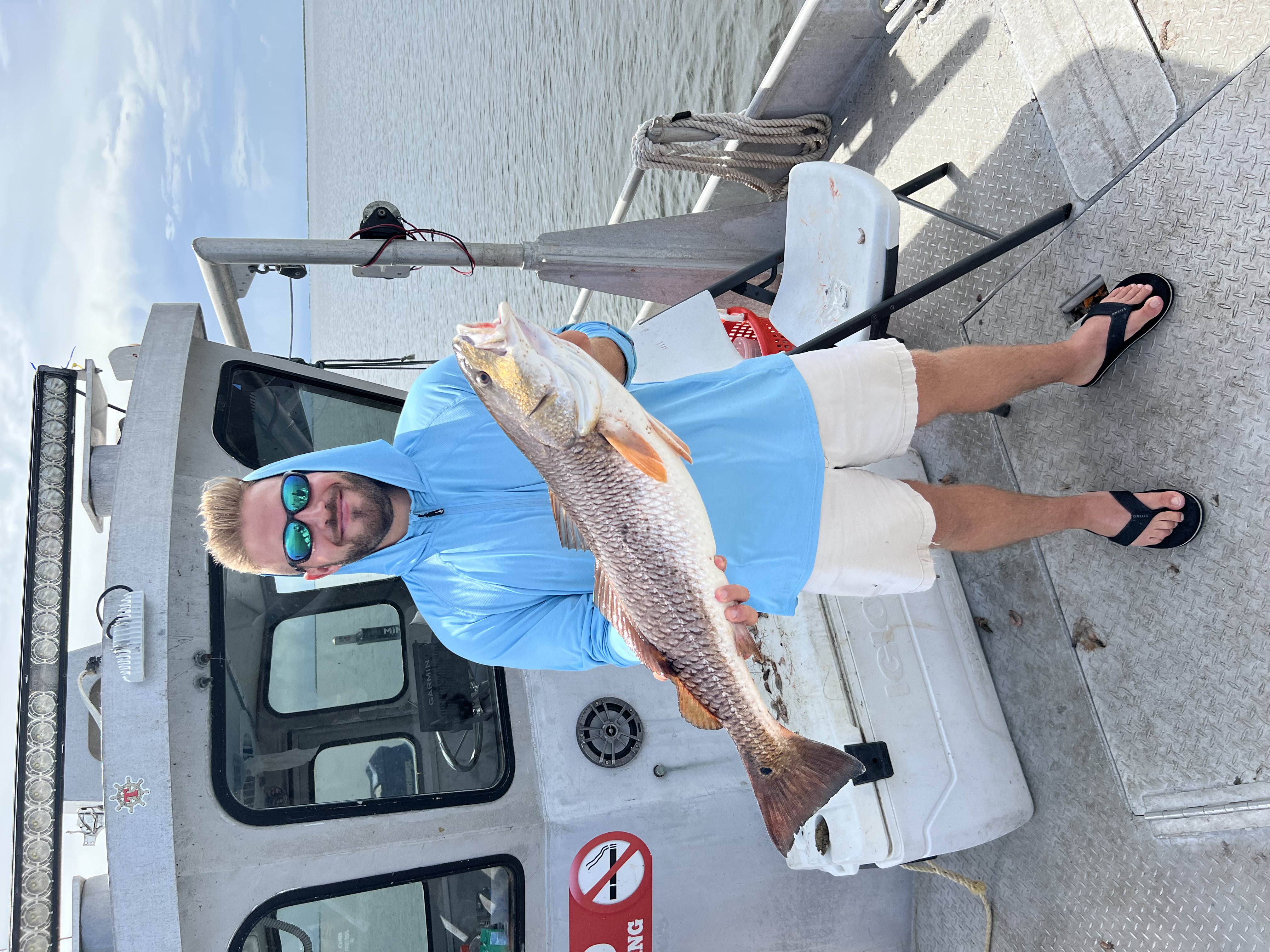 Redfish caught while fishing in LA