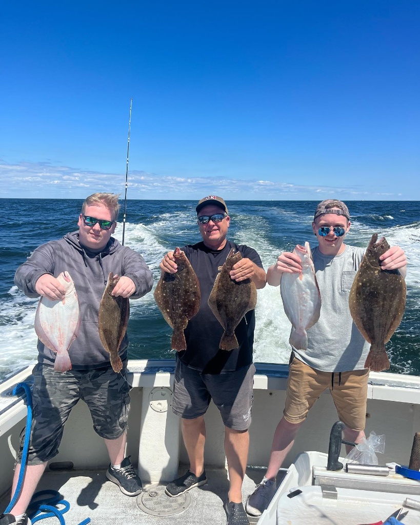 5 summer flounder and southern flounder caught in New Jersey