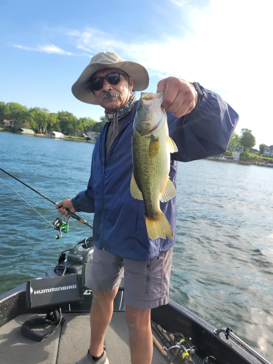 Largemouth Bass caught while fishing in MN