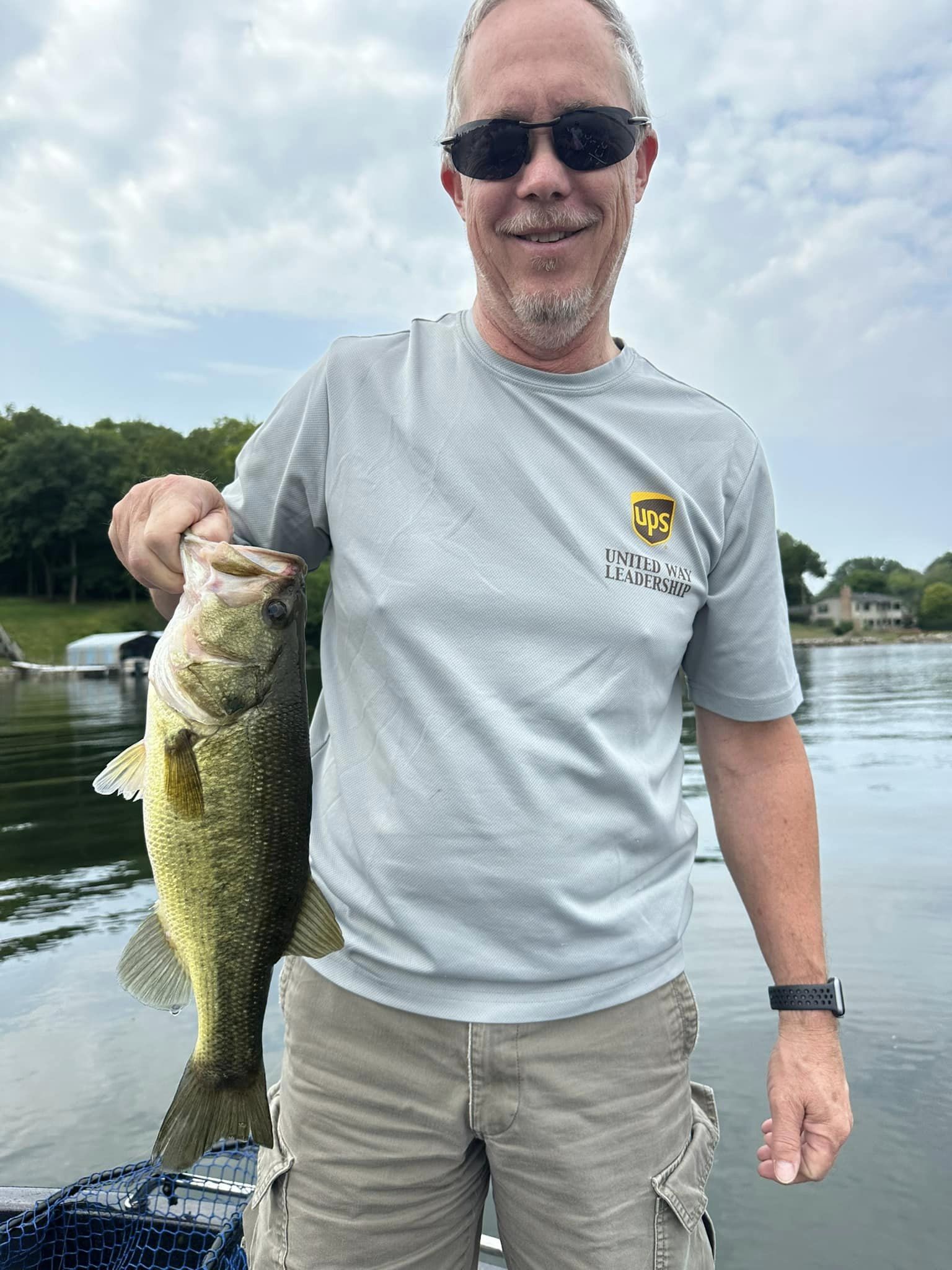 Largemouth bass caught while fishing in Minnesota