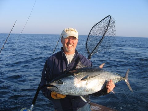 Blackfin Tuna fish caught in Charlestown