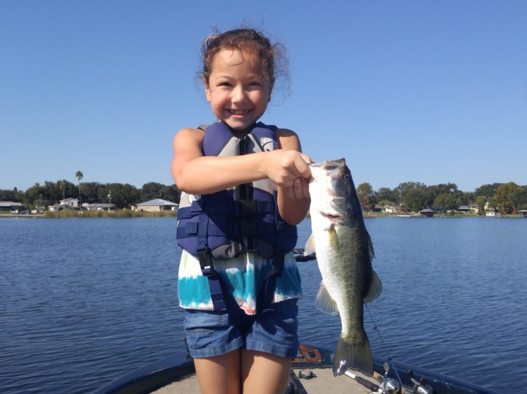 Florida Bass, 16 inches, caught in FL