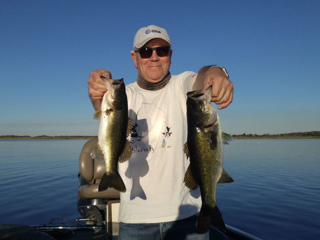 Two Florida Bass and Largemouth Bass, measuring 19 inches, in FL