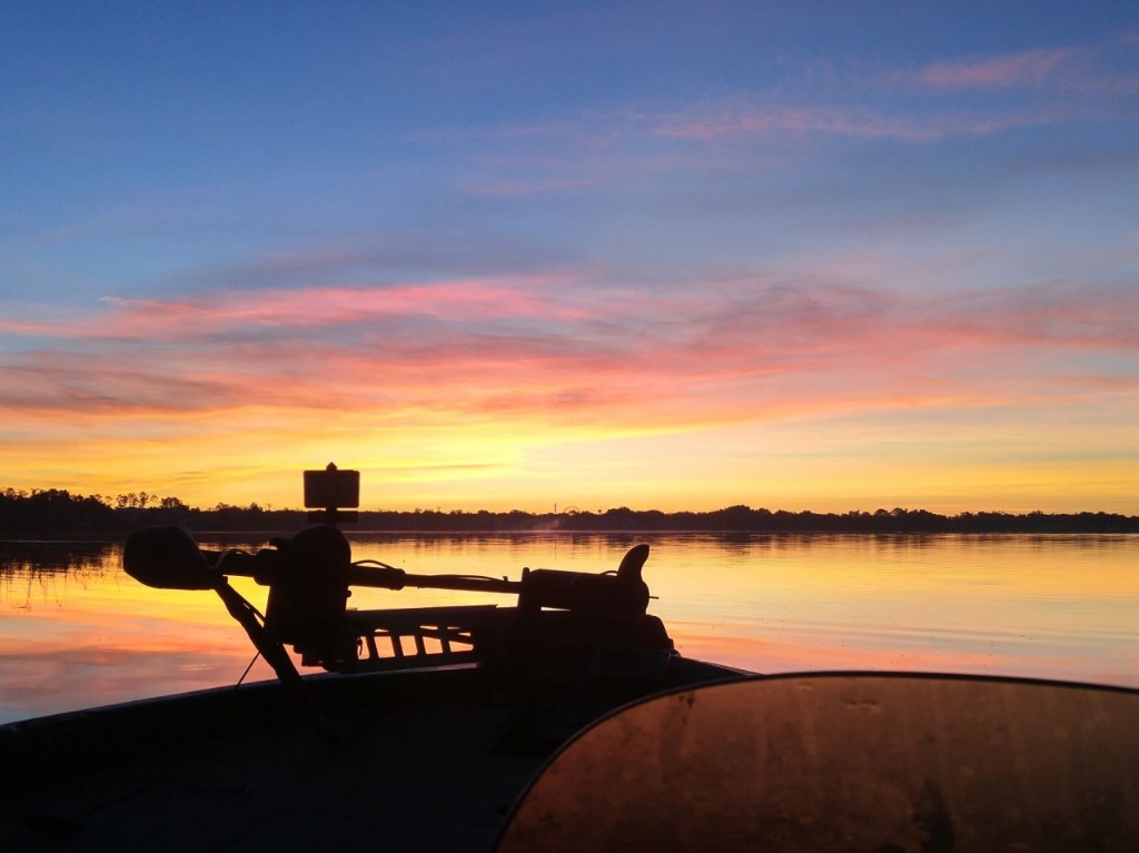 Scenic winter haven landscape